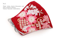將圖片載入圖庫檢視器 Red Color Embroidery 3D Face Mask With Mask Charm - 7 Design Choices