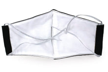 Load image into Gallery viewer, Black Color Embroidery 3D Face Mask With Mask Charm - 7 Design Choices