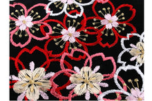 Load image into Gallery viewer, Black Color Embroidery 3D Face Mask With Mask Charm - 7 Design Choices