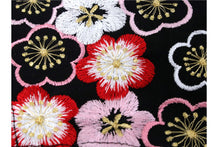 Load image into Gallery viewer, Black Color Embroidery 3D Face Mask With Mask Charm - 7 Design Choices