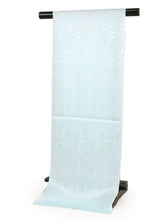 画像をギャラリービューアに読み込む, Silk Obiage Tango-chirimen for Japanese Traditional Kimono - Light Blue Flowers