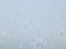 画像をギャラリービューアに読み込む, Silk Obiage Tango-chirimen for Japanese Traditional Kimono - Light Blue Flowers