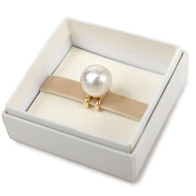 Load image into Gallery viewer, Obidome Cotton Pearl  for Japanese Traditional Kimono - White 14mm