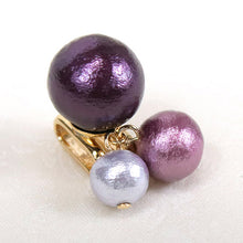 Load image into Gallery viewer, Obidome Cotton Pearl  for Japanese Traditional Kimono - 3 Amethyst Purple