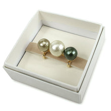 Load image into Gallery viewer, Obidome 3 Cotton Pearls  for Japanese Traditional Kimono - Green