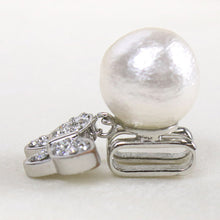 Load image into Gallery viewer, Obidome Cotton Pearl for Japanese Traditional Kimono - Pink with SWAROVSKI charm 14mm