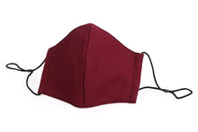 Load image into Gallery viewer, Glitter Color 3D Face Mask - Deep Wine