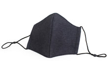 Load image into Gallery viewer, Glitter Color 3D Face Mask - Charcoal Gray