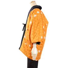 画像をギャラリービューアに読み込む, Unisex Reversible Hanten Robe, Japanese Kimono Haori Winter Jacket Coat Outerwear