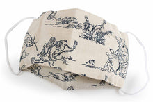 Load image into Gallery viewer, Box Shape Traditional Japanese Pattern Face Mask - Beige Animal