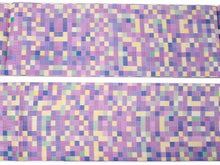 將圖片載入圖庫檢視器 Ladies' Linen Nagoyaobi Obidome Obijime 3 Item Set for Japanese Traditional Kimono - Purple Mosaic