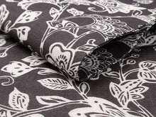 將圖片載入圖庫檢視器 Ladies' Linen Nagoyaobi Obidome Obijime 3 Item Set for Japanese Traditional Kimono - Brown Flower Leaves