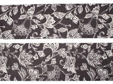 將圖片載入圖庫檢視器 Ladies' Linen Nagoyaobi Obidome Obijime 3 Item Set for Japanese Traditional Kimono - Brown Flower Leaves