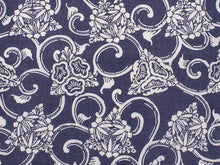 將圖片載入圖庫檢視器 Ladies' Linen Nagoyaobi Obidome Obijime 3 Item Set for Japanese Traditional Kimono - Navy Pine Bamboo Plum