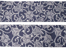 將圖片載入圖庫檢視器 Ladies' Linen Nagoyaobi Obidome Obijime 3 Item Set for Japanese Traditional Kimono - Navy Pine Bamboo Plum