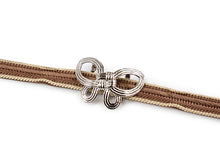 將圖片載入圖庫檢視器 Ladies' Linen Nagoyaobi Obidome Obijime 3 Item Set for Japanese Traditional Kimono - Navy Pine Bamboo Plum