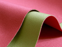 Load image into Gallery viewer, Women's Hanhaba-obi for Japanese Traditional Kimono - Unlined Reversible Rose Pink x Yellow Green