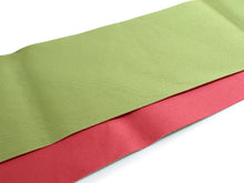 Load image into Gallery viewer, Women's Hanhaba-obi for Japanese Traditional Kimono - Unlined Reversible Rose Pink x Yellow Green