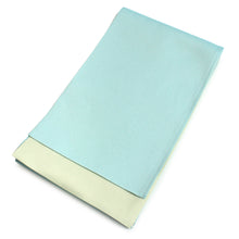 Load image into Gallery viewer, Women's Hanhaba-obi for Japanese Traditional Kimono - Unlined Reversible Pale Blue x Frost Blue