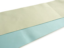 Load image into Gallery viewer, Women's Hanhaba-obi for Japanese Traditional Kimono - Unlined Reversible Pale Blue x Frost Blue