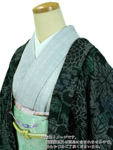 將圖片載入圖庫檢視器 Haori string natural stone, Coral red mother-of-pearl, gray and clear Czech glass, Women