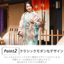 画像をギャラリービューアに読み込む, Tailored, Washable Awase Kimono, Women, single item, Classic modern