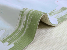 將圖片載入圖庫檢視器 Hanhaba-Obi, Reversible, Women, Light blue, Beige, Earth and rabbits