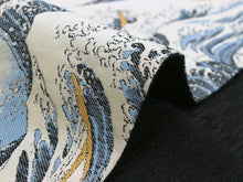 將圖片載入圖庫檢視器 Hanhaba-Obi, Reversible, Women, Beige,Black,Fugakuhyakkei Mt.Fuji