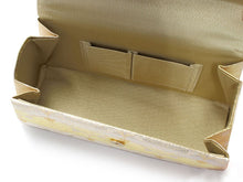 將圖片載入圖庫檢視器 Zori sandles and bag set, Women, Light beige, gold  flower-shaped family crest