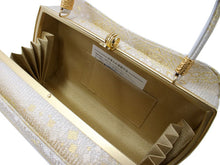 將圖片載入圖庫檢視器 Zori sandles and bag set, Women, Gold, silver  flower-shaped family crest