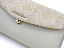 將圖片載入圖庫檢視器 Zori sandles and bag set, Women, Gold,  flower-shaped family crest
