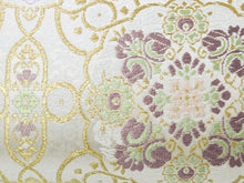 將圖片載入圖庫檢視器 Zori sandles and bag set, Women, White, Gold, arabesque pattern