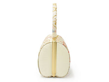 將圖片載入圖庫檢視器 Zori sandles and bag set, Women, White, Gold, arabesque pattern