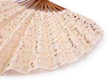 画像をギャラリービューアに読み込む, Sensu, foldable fan, fan bag, 2-piece set in paulownia box ,women, light pink, lace