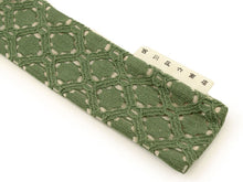 画像をギャラリービューアに読み込む, Sensu, foldable fan, fan bag, 2-piece set in paulownia box ,women, green, lace