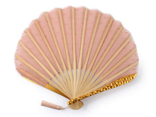 將圖片載入圖庫檢視器 Sensu, Foldable fan, Fan bag, 2-piece set in paulownia box, Women, Pink, Dot pattern