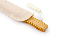 將圖片載入圖庫檢視器 Sensu, Foldable fan, Fan bag, 2-piece set in paulownia box, Women, White, Dot pattern