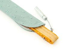 画像をギャラリービューアに読み込む, Sensu, Foldable fan, Fan bag, 2-piece set in paulownia box, Women, Blue, Dot pattern