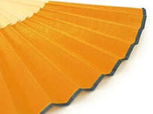 画像をギャラリービューアに読み込む, Sensu, Foldable fan, Fan bag, 2-piece set in paulownia box, Men, Mustard, Plain, Ruler