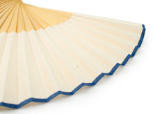 画像をギャラリービューアに読み込む, Sensu, Foldable fan, Fan bag, 2-piece set in paulownia box, Unisex, Ecru, Plain, Ruler