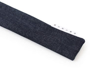画像をギャラリービューアに読み込む, Sensu, Foldable fan, Fan bag, 2-piece set in paulownia box, Men, Denim, Plain