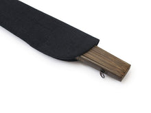 画像をギャラリービューアに読み込む, Sensu, Foldable fan, Fan bag, 2-piece set in paulownia box, Men, Deep red, Lattice pattern