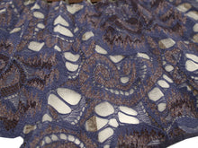 画像をギャラリービューアに読み込む, Sensu, Foldable fan, Fan bag, 2-piece set in paulownia box, Women, Masquerade Purple, Lace