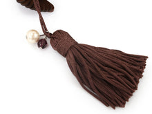 画像をギャラリービューアに読み込む, Sensu, Foldable fan, Fan bag, 2-piece set in paulownia box, Women, Masquerade Purple, Lace