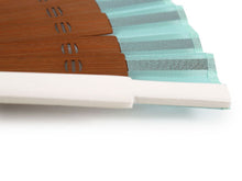 画像をギャラリービューアに読み込む, Sensu, Foldable fan, Fan bag, 2-piece set in gift box, Women, Light blue, Plain, Mini size