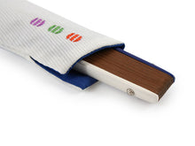 画像をギャラリービューアに読み込む, Sensu, Foldable fan, Fan bag, 2-piece set in gift box, Women, Light blue, Plain, Mini size