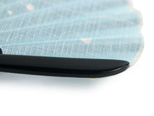 画像をギャラリービューアに読み込む, Sensu, Foldable fan, Fan bag, 2-piece set in gift box, Women,Light blue, Goldfish, Cat