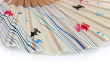 画像をギャラリービューアに読み込む, Sensu, Foldable fan, Fan bag, 2-piece set in gift box, Women, Beige, Goldfish