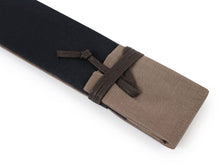 画像をギャラリービューアに読み込む, Sensu, Foldable fan, Fan bag, 2-piece set in paulownia box, Men, Charcoal gray Stylish Plain