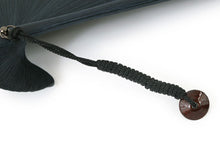 画像をギャラリービューアに読み込む, Sensu, Foldable fan, Fan bag, 2-piece set in paulownia box, Men, Grayish blue Stylish Plain